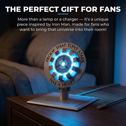 Arc Reactor Wireless Lamp & Charger